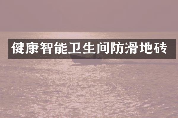 健康智能卫生间防滑地砖