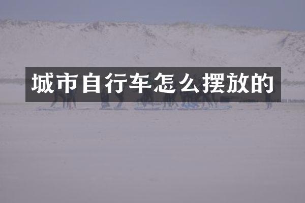 城市自行车怎么摆放的