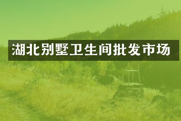 湖北别墅卫生间批发市场