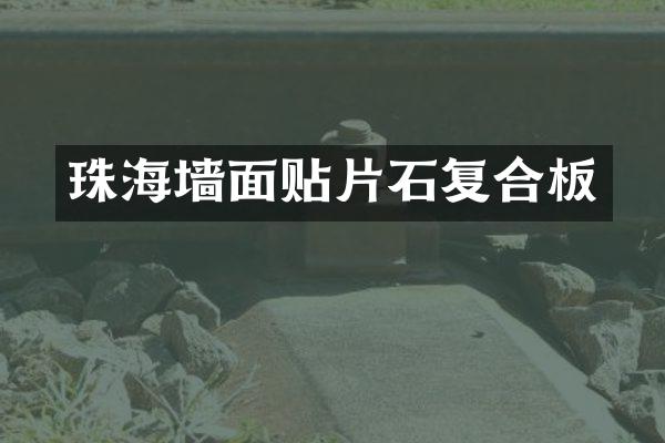 珠海墙面贴片石复合板
