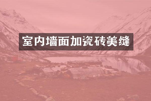 室内墙面加瓷砖美缝