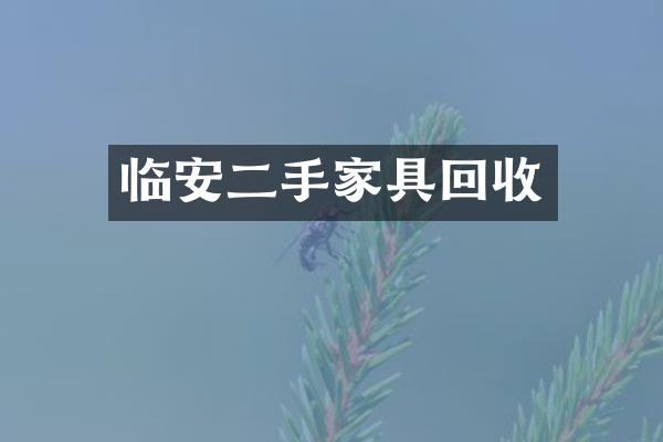临安二手家具回收