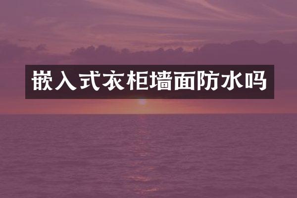 嵌入式衣柜墙面防水吗