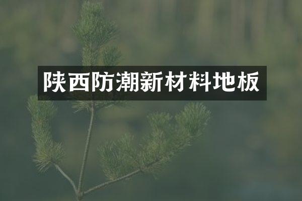 陕西防潮新材料地板