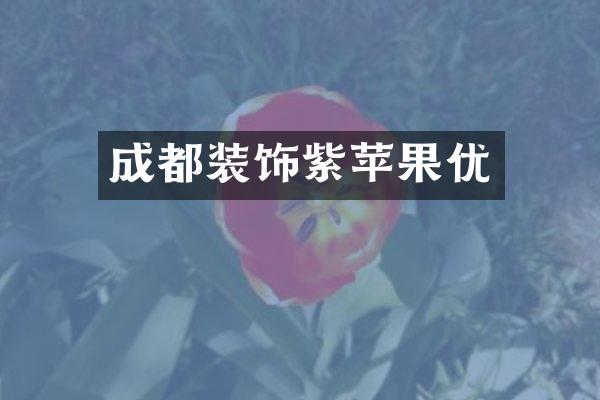成都装饰紫苹果优