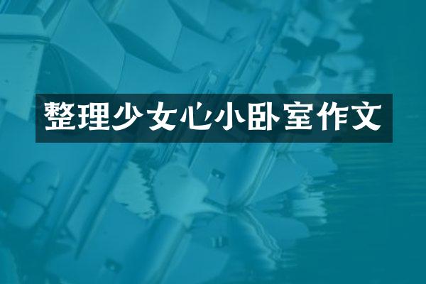 整理少女心小卧室作文