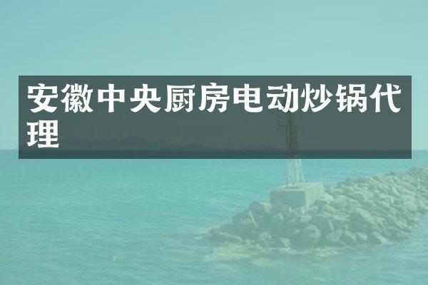 安徽中央厨房电动炒锅代理