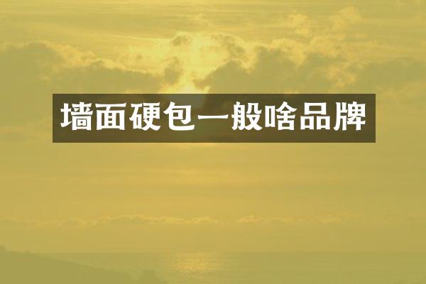 墙面硬包一般啥品牌