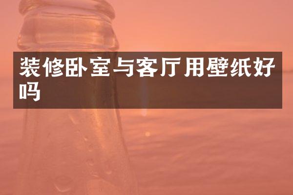 装修卧室与客厅用壁纸好吗