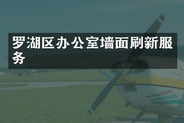 罗湖区办公室墙面刷新服务