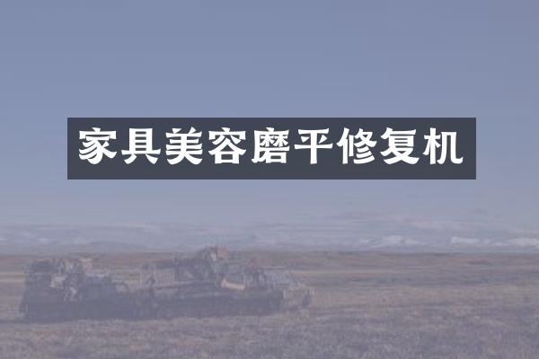 家具美容磨平修复机