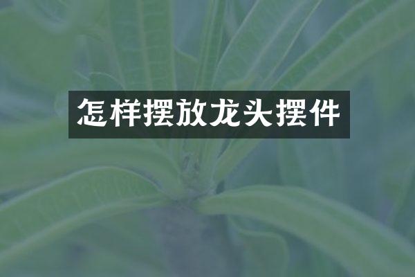怎样摆放龙头摆件