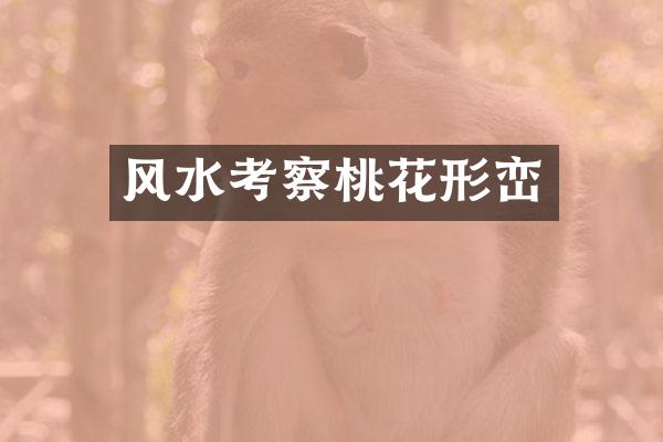 风水考察桃花形峦