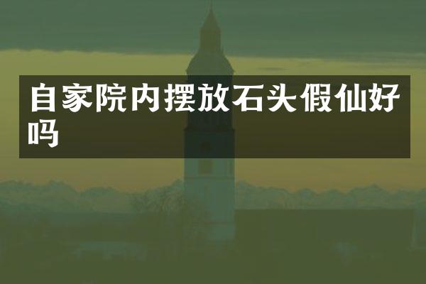自家院内摆放石头假仙好吗