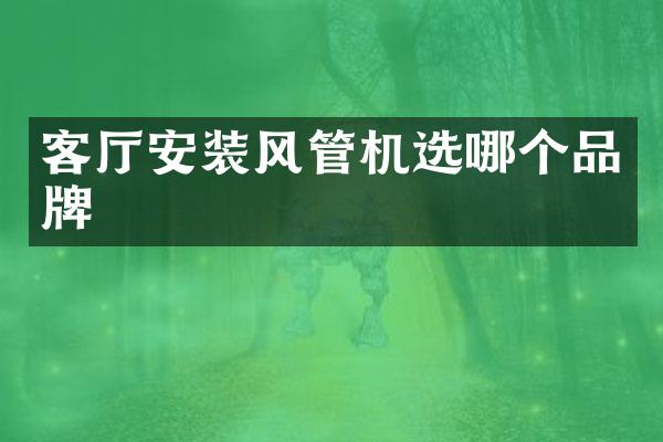 客厅安装风管机选哪个品牌