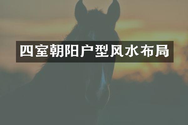 四室朝阳户型风水布局