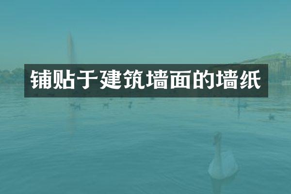 铺贴于建筑墙面的墙纸