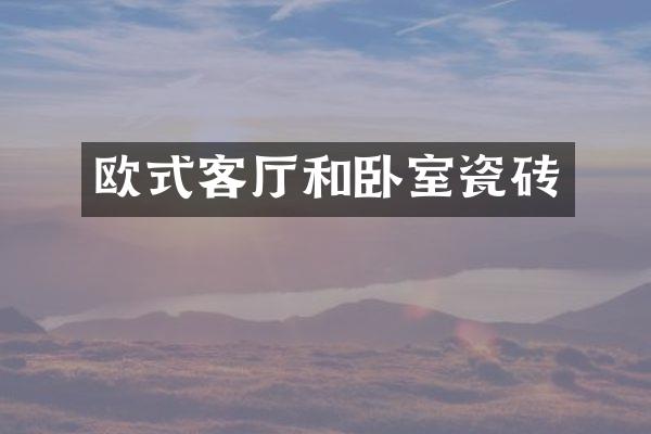 欧式客厅和卧室瓷砖