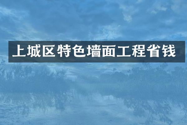 上城区特色墙面工程省钱