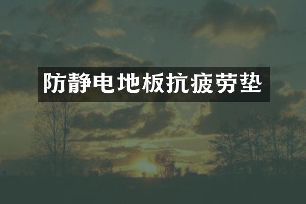 防静电地板抗疲劳垫