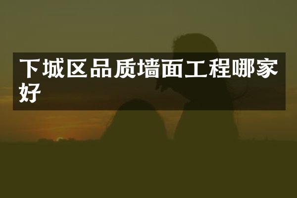下城区品质墙面工程哪家好