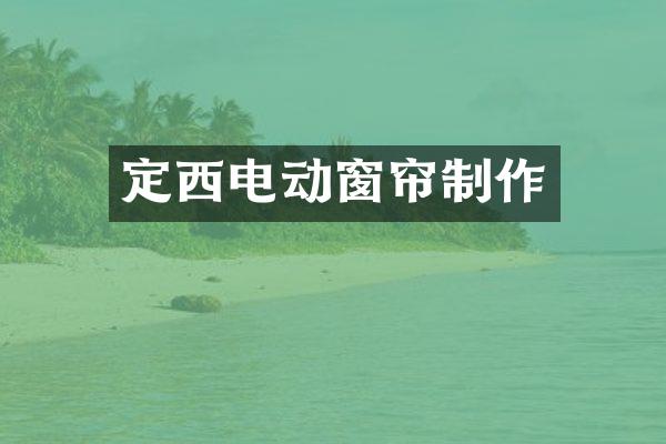 定西电动窗帘制作