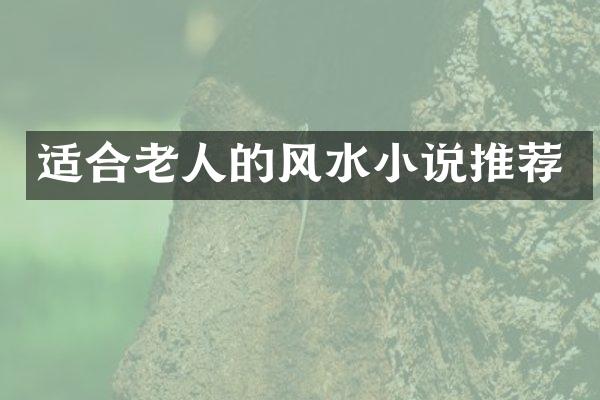 适合老人的风水小说推荐