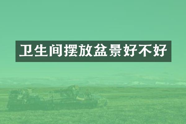 卫生间摆放盆景好不好