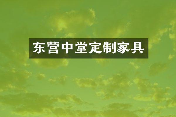 东营中堂定制家具