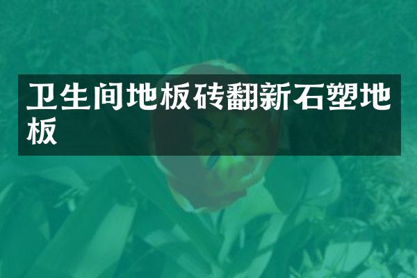 卫生间地板砖翻新石塑地板