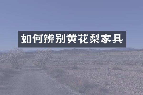 如何辨别黄花梨家具