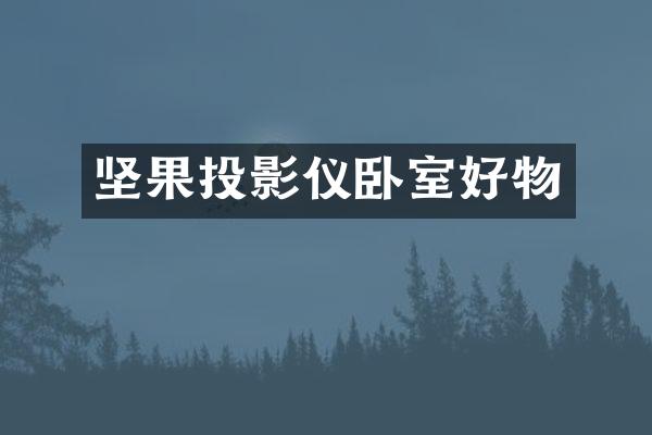 坚果投影仪卧室好物