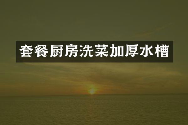 套餐厨房洗菜加厚水槽