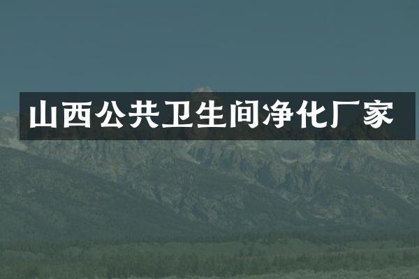 山西公共卫生间净化厂家