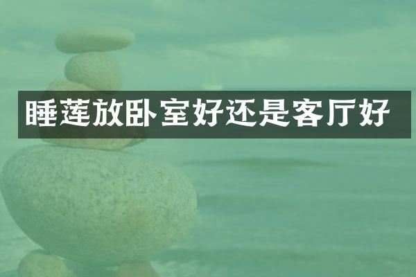睡莲放卧室好还是客厅好