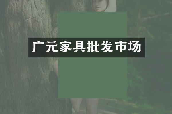 广元家具批发市场