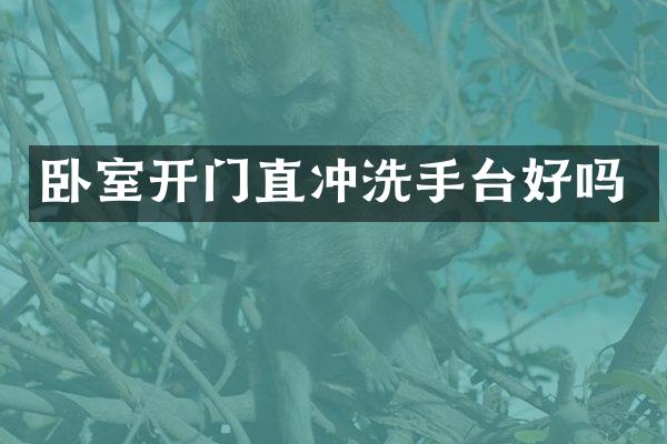 卧室开门直冲洗手台好吗