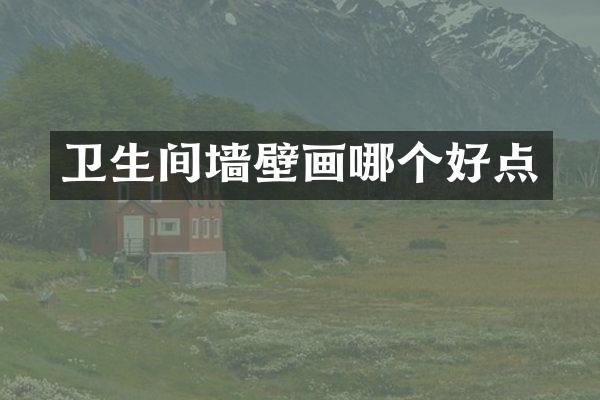 卫生间墙壁画哪个好点