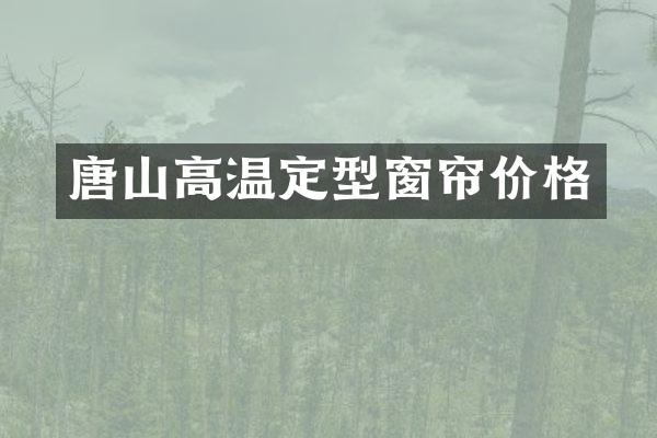 唐山高温定型窗帘价格