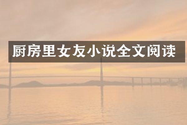 厨房里女友小说全文阅读