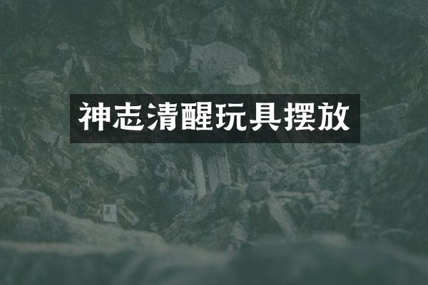 神志清醒玩具摆放