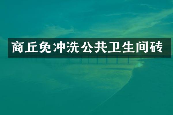 商丘免冲洗公共卫生间砖