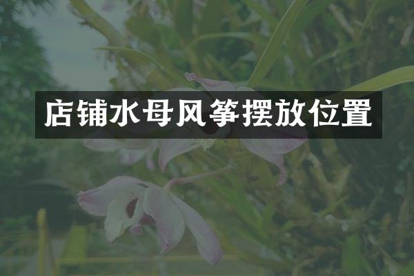 店铺水母风筝摆放位置