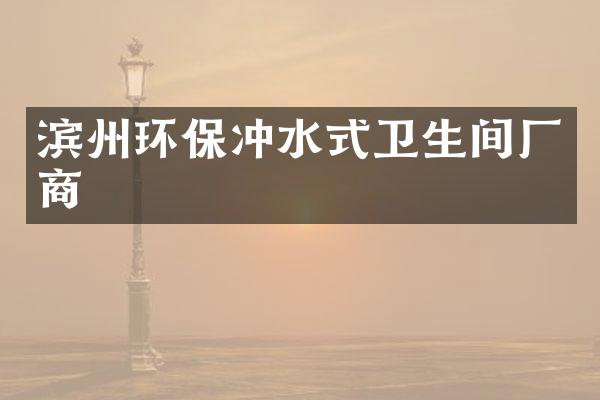 滨州环保冲水式卫生间厂商