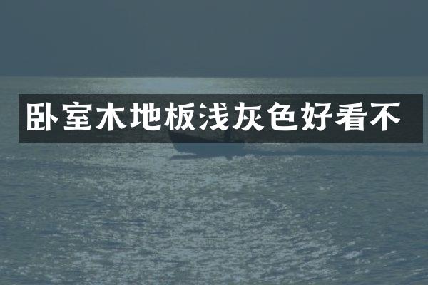 卧室木地板浅灰色好看不