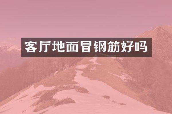 客厅地面冒钢筋好吗