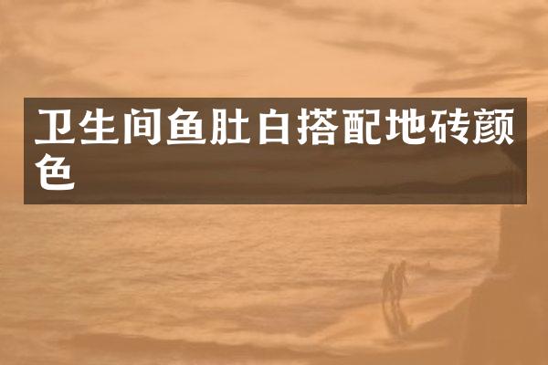 卫生间鱼肚白搭配地砖颜色