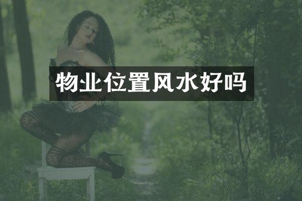 物业位置风水好吗