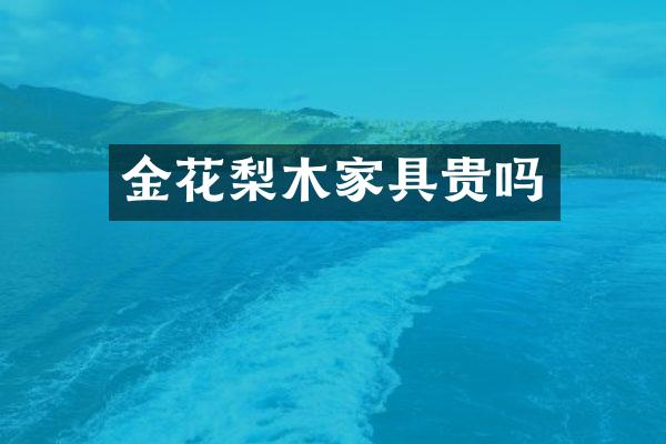 金花梨木家具贵吗
