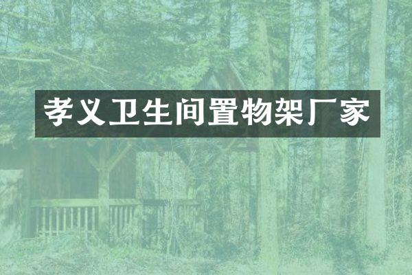 孝义卫生间置物架厂家